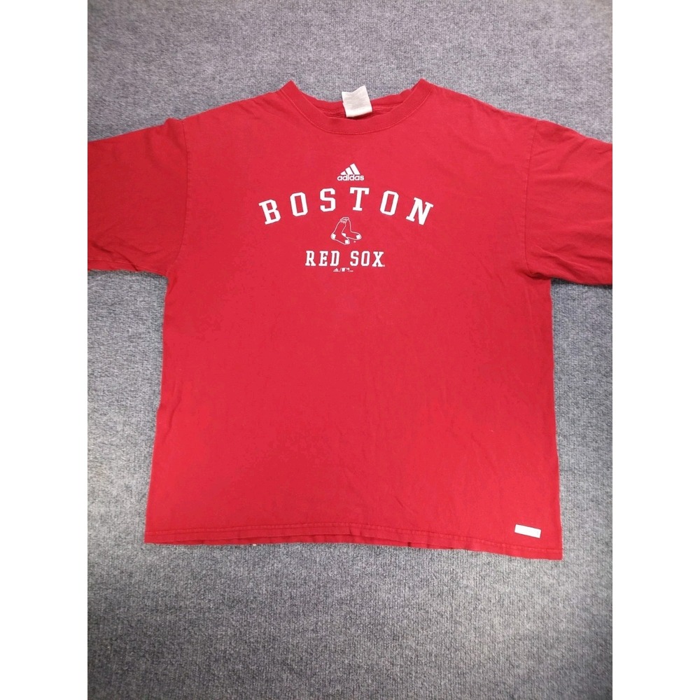 Adidas Boston Red Sox T-Shirt Men's XL Red MLB Baseball Graphic Tee